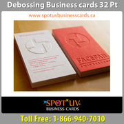 Debossed Business Cards: That Adds A Professional And Artistic Appeal